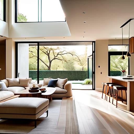 Curating Open Concept Living Area Arrangement With Grace