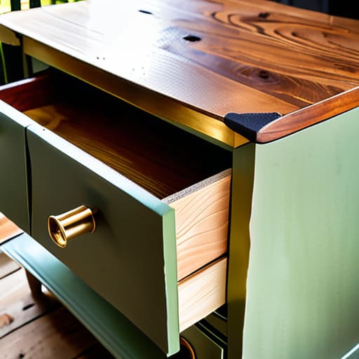 The Thrift Store Buffet Makeover transformation.