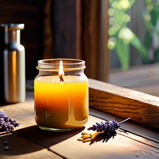 Making Hand-Poured Soy Candles with bulk wax.