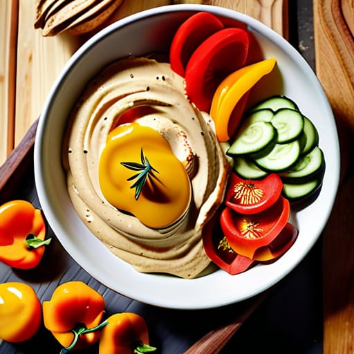 Hummus and Crunchy Veggie Dividends snack.