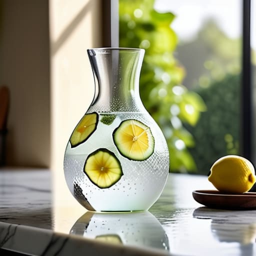 Pouring Into Yourself with infused water.