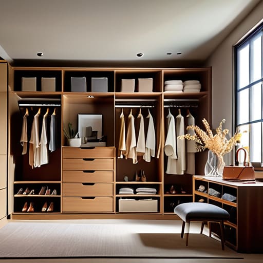 Serving Up Your New Wardrobe organized closet.
