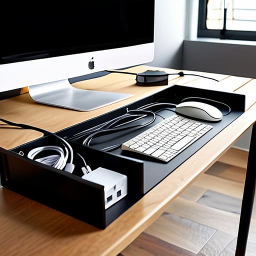 Effective cable management DIY for cord organization.