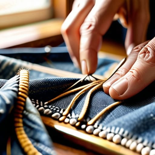 Tips on how to mend clothes.