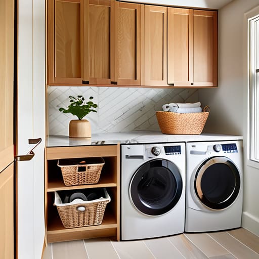 Laundry room organization ideas for small spaces.