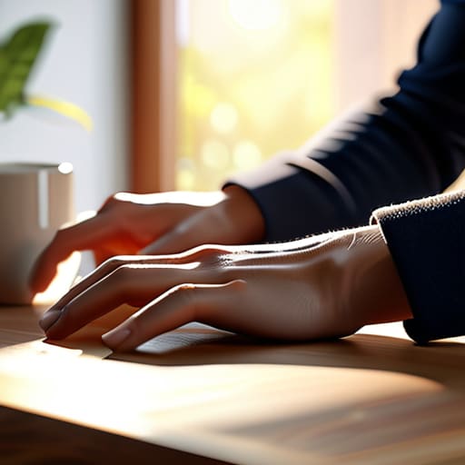 Wrist Stretches for Typing a Gentle Degustation