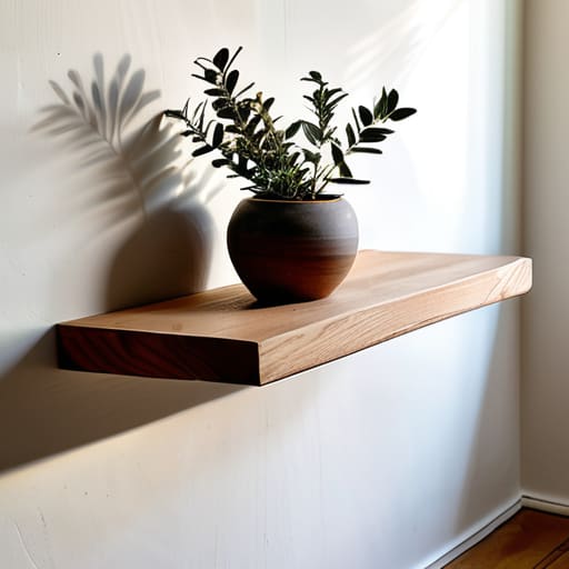 Sturdy floating shelves diy tutorial guide.
