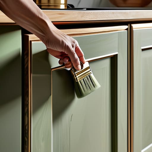 Guide on how to paint kitchen cabinets.