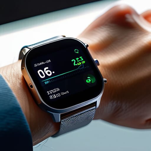 How wearable technology monitors physical health metrics.
